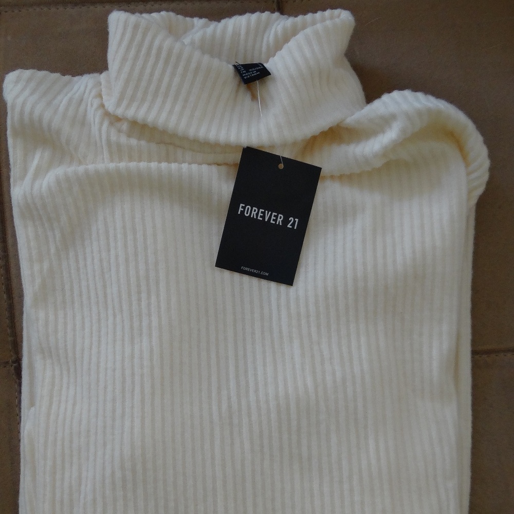 Forever 21 Cream Sweater Dress